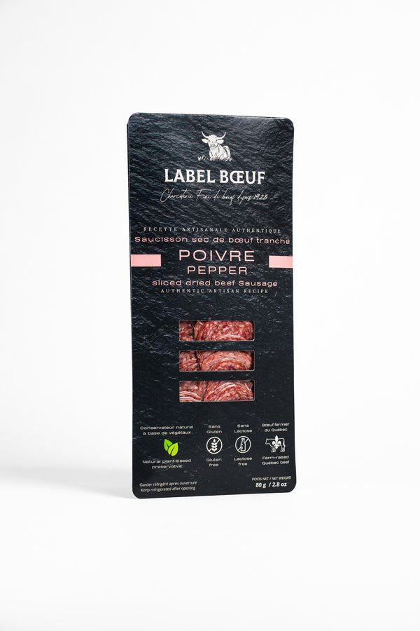 Saucisson sec de Boeuf au Poivre doux