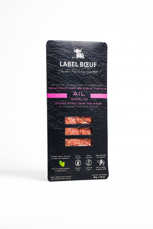 Saucisson sec de Boeuf à l'ail